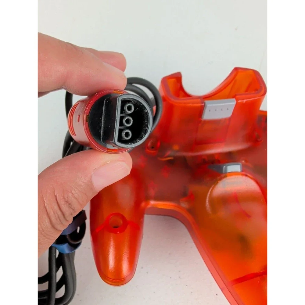 Nintendo 64 Fire Orange Controller - SUPER TIGHT STICK!